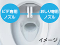 ビデ専用ノズルのイメージ